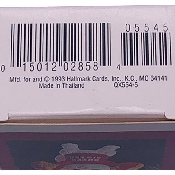 1993 Hallmark Keepsake Super Sister Cheerleader Cat QX554-5 Tree Ornament in Box - Picture 5 of 6